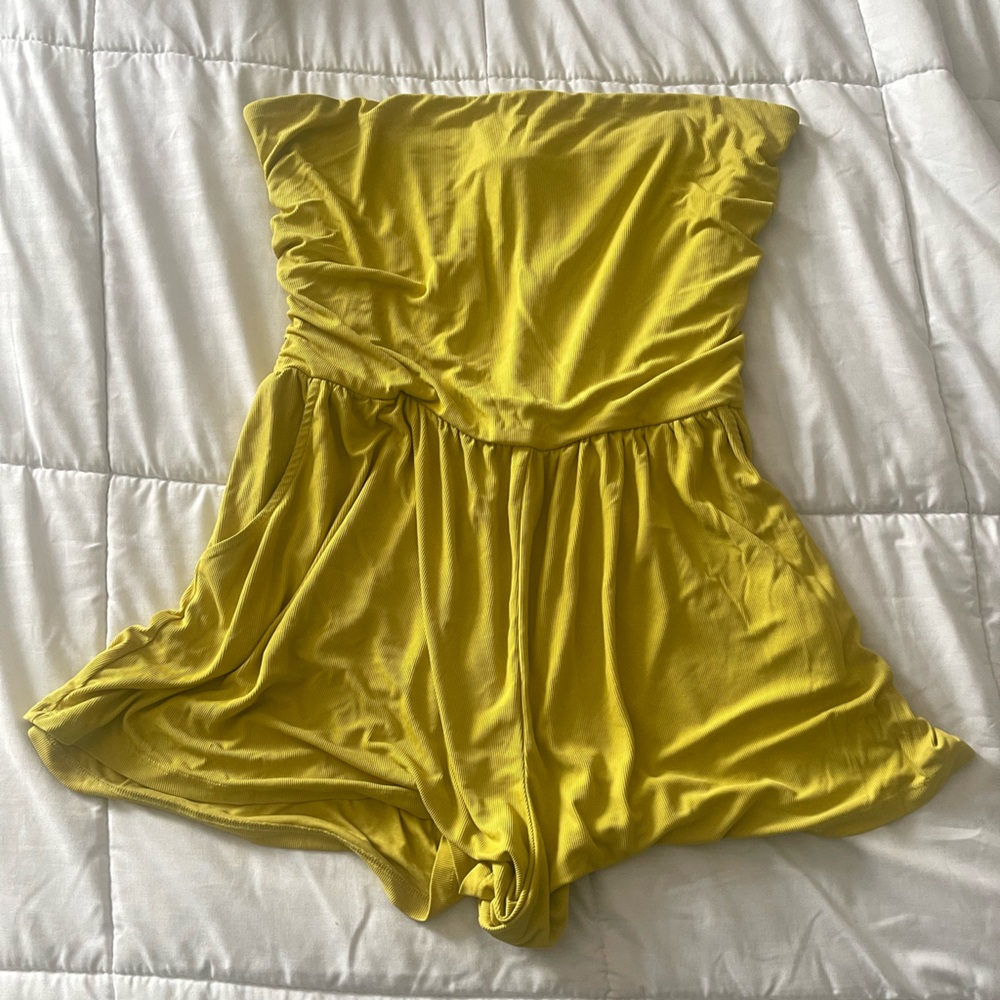 Wild Fable Vibrant Yellow romper